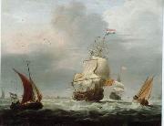 Seascape, boats, ships and warships. 30 unknow artist